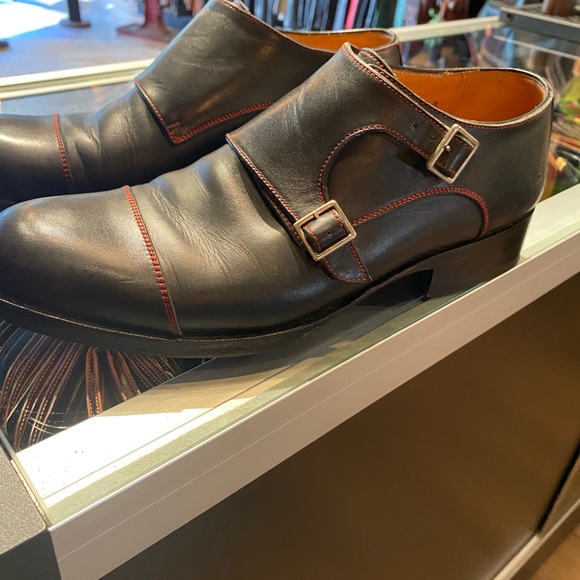 Mens double monk John fluevog shoes - Picture 5 of 6